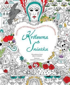 Śnieżka kolorowanka z plakatem bajki dla dzieci