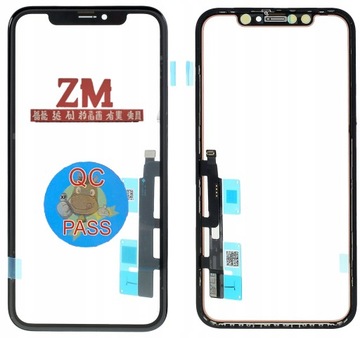 EKRAN SZYBKA RAMKA DOTYK IPHONE XR + KLEJ OCA Z UKŁADEM KONTROLEREM IC