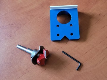 СВЕРЛА С СТОПОРОМ 35ММ + ШАБЛОН ДЛЯ МЕБЕЛЬНЫХ ПЕТЛЕЙ