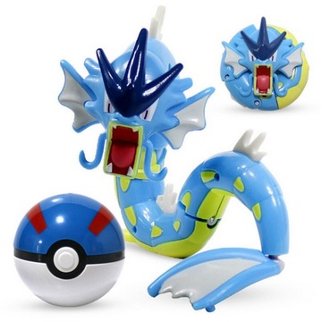 Складная фигурка Pokemon Go Pokeball + Gyarados