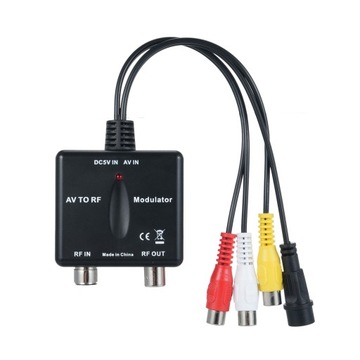 Mini RF Modulator AV do RF Modulator Wyjście NTSC CH3 Kanały D7