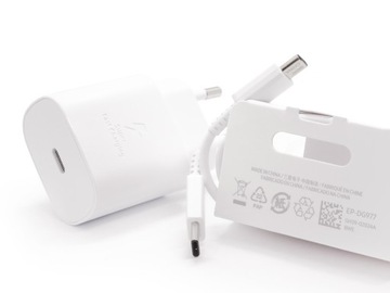 SUPER FAST 25W ŁADOWARKA USB C SAMSUNG S22 S20 A70 S23 Kompletna z Kablem