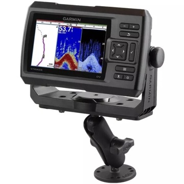 RAM Mount Uchwyt Do Łodzi Echosondy Sondy Lowrance z Kulą w Rozmiarze B 1