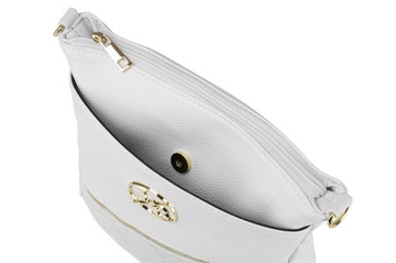 СУМКА НА РЕМЕНЬ LAURA BIAGGI A5 БЕЖЕВАЯ С РЕМЕНЕМ С ЛОГОТИПОМ