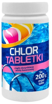 НАБОР ХИМИЧЕСКИХ СРЕДСТВ ДЛЯ БАССЕЙНА 7 В 1 ТАБЛЕТКИ ДЛЯ ХЛОРА SHOCK CLEAN WATER GAMIX