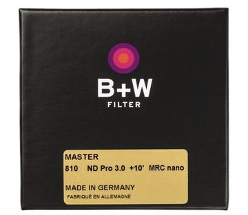 B+W Filtr Graufilter ND 3,0 MRC Nano Master 49 mm