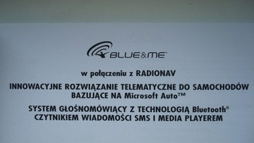 Руководство по радионавигации Alfa Romeo Giulietta +Blue&Me PL 2010