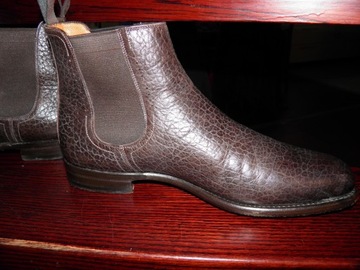 SANTONI EXTRA МУЖСКИЕ БОТИНКИ / Ботинки Челси размер 42