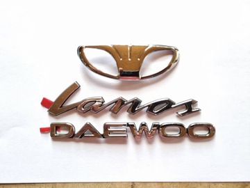 NÁLEPKA ZNAK MODEL NÁPIS DAEWOO LANOS