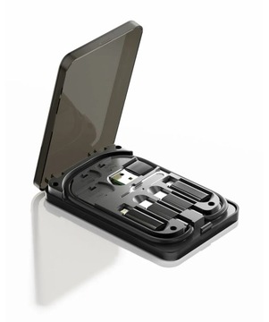 ESSAGER ZESTAW KABLI I ADAPTERÓW USB DO TELEFONU SZPILKA I ETUI NA KARTY
