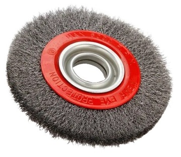 Проволочная дисковая щетка для шлифовальной машины 125 мм, отверстие 20 мм с понижением