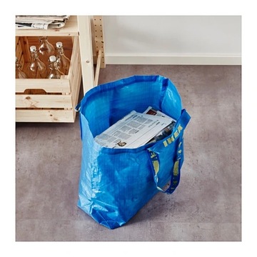 IKEA FRAKTA Torba duża 36L pranie zakupy 45x18x45