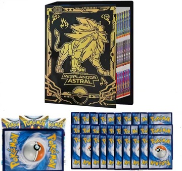 Oryginał karta+100 kart+album na 432 karty pokemon