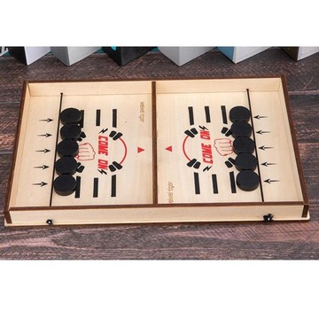 Настольные игры Настольный хоккей Настольная игра Quick Sling Puck Pac Hockey Game