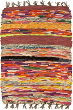 60x100 cm KOLOROWY DWUSTRONNY DYWANIK BAWEŁNA