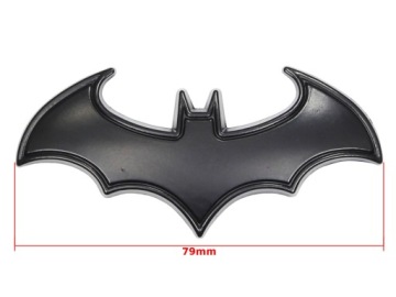 EMBLEMAT ZNACZEK BATMAN CZARNY