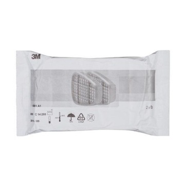 Канистра 6051 A1 Угольный фильтр 3М, комплект 2 шт.