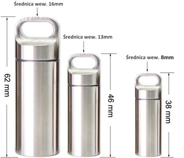 Титановый контейнер для хранения таблеток M