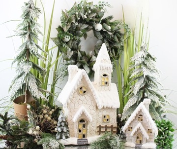 Серебряное светодиодное украшение для елки DEcodomi