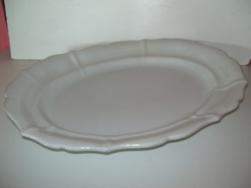 CERAMICZNY PÓŁMISEK Z SYGNATURĄ W & R
