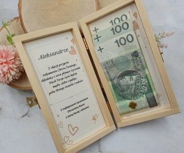Сувенир на Святое Крещение - денежная шкатулка