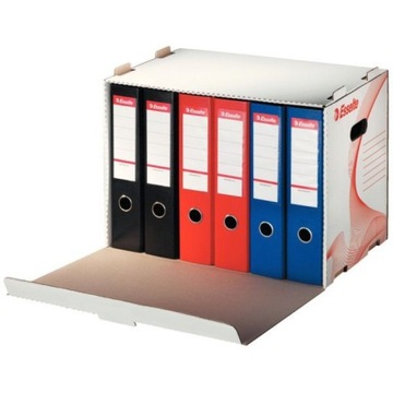 Pudło Archiwizacyjne do Segregatorów Esselte BIAŁE