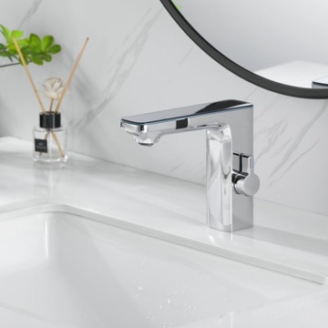 БЕСКОНТАКТНЫЙ FAPPER F14A ДЛЯ ВАННОЙ КОМНАТЫ ХРОМИРОВАННЫЙ ЖК-дисплей