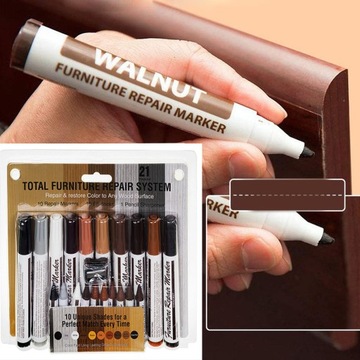 БОЛЬШОЙ НАБОР ДЛЯ РЕМОНТА МЕБЕЛИ МАРКЕРЫ ДЛЯ НАПОЛЬНЫХ ПАНЕЛ ВОСК ДЛЯ ПЛИТКИ