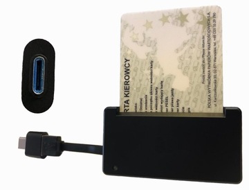 Czytnik karty kierowcy telefon USB-C z PROGRAMEM