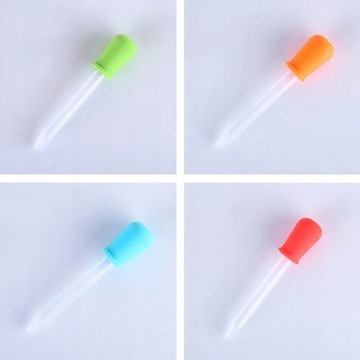 Пластиковые силиконовые пипетки-капельницы 12 шт.