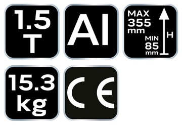 Гидроподъемник Frog, домкрат алюминиевый низкопрофильный, 1,5т, NEO