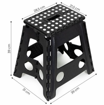 Podest składany podnóżek kuchenny pomocnik taboret wysoki 130 kg