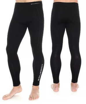 Термоактивные мужские леггинсы Brubeck EXTREME WOOL Термоактивные леггинсы, черные, размер М
