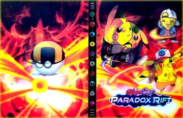 DUŻY ALBUM KLASER POKEMON XXL NA 432 KARTY Paradox Rift Scarlet Violet