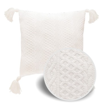 POSZEWKA Retro Boho II frędzle chwost 40x40 ASTO deco
