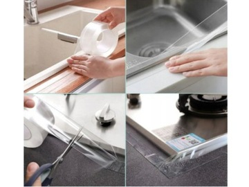 ЗАЩИТНАЯ ЛЕНТА ИЗ ФОЛЬГИ для порогов, кромок автомобиля, бесцветная, ПРОЧНАЯ, 7см x 3М