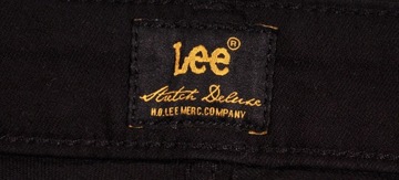 LEE spodnie black jeans MARION STRAIGHT _ W32 L33