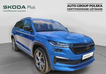 Skoda Kodiaq I SUV Facelifting 2.0 TSI 190KM 2022 Skoda Kodiaq Sportline, LED Matrix, Hak, Podgrzewane fotele i szyba, Salon, zdjęcie 13