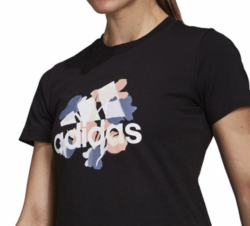 2594 KOSZULKA ADIDAS DAMSKA T-SHIRT CZARNA S