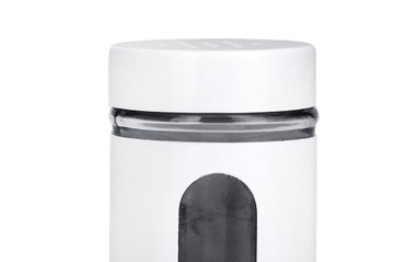 ЧЕХОЛ ДЛЯ СОЛИ/ПЕРЦА, БЕЛОЕ СТЕКЛО, НЕРЖАВЕЮЩАЯ СТАЛЬ, ЧЕХОЛ ДЛЯ ПЕРЦА