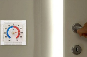 НАРУЖНЫЙ ОКОННЫЙ ТЕРМОМЕТР, САМОКЛЕЯЩИЙСЯ ОКНО