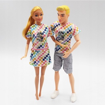 4 шт./лот, семейные куклы, набор для пары Кен и жена, мама