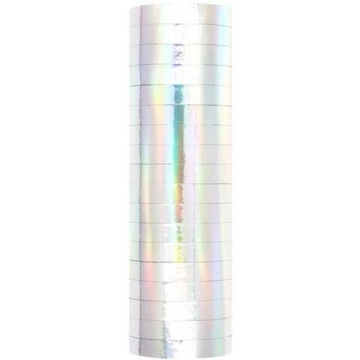 Serpentyny holograficzne lustrzane 3,8 m