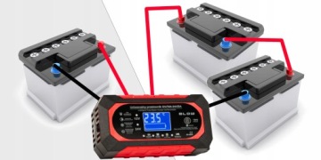 МОЩНЫЙ АВТОМОБИЛЬНЫЙ ВЫПРЯМИТЕЛЬ, АВТОМАТИЧЕСКИЙ РЕМОНТ АККУМУЛЯТОРА 24В 12В 10А