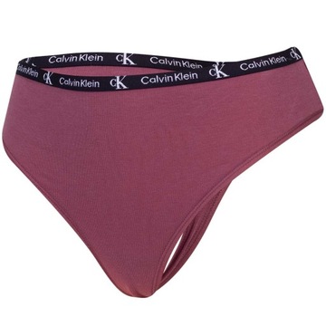 CALVIN KLEIN STRINGI DAMSKIE MAJTKI THONG 7PK WIELOKOLOROWE r.M