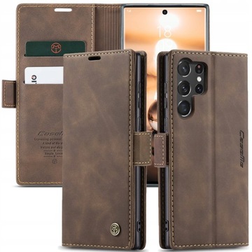 Etui skórzane z klapką do Samsung Galaxy S23 Ultra