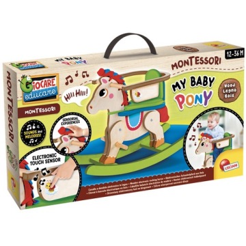 Lisciani - Монтессорі Wood - My Baby Pony Дерев'яний Різнокольоровий One Size