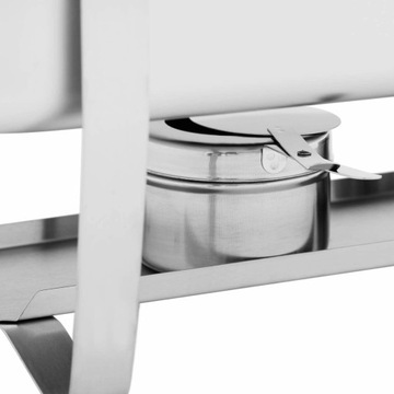 Баня-фуршет для блюд с нагревательной пастой 1/2 GN + 2x 1/4