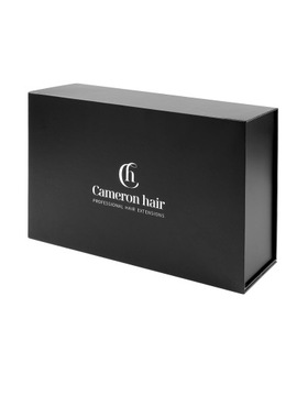 Magnetyczne pudełko na włosy doczepiane doczepy etui Cameron Hair prezent