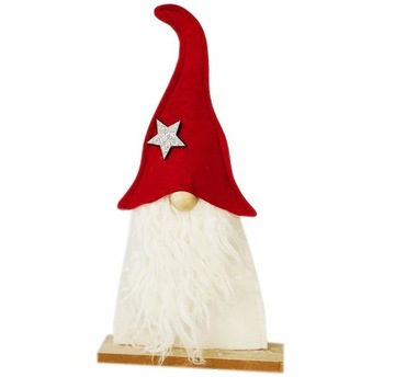 DUŻY SKRZAT FIGURKA ŚWIĄTECZNA GNOM FILCOWY 32cm C